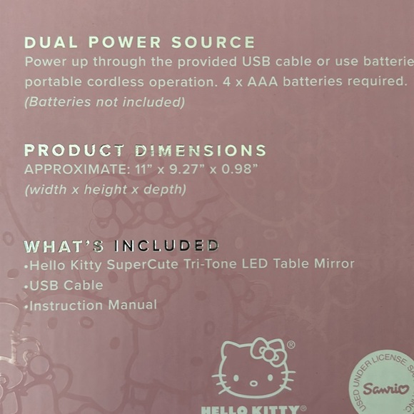 Hello kitty table mirror “ I accept bundled offers” - Picture 3 of 5